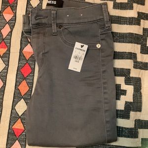 Express Gray Stretch Leggings